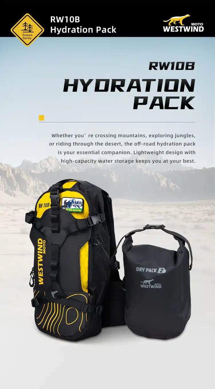 Westwind Moto Ranger Wilds 10B Hydration Pack