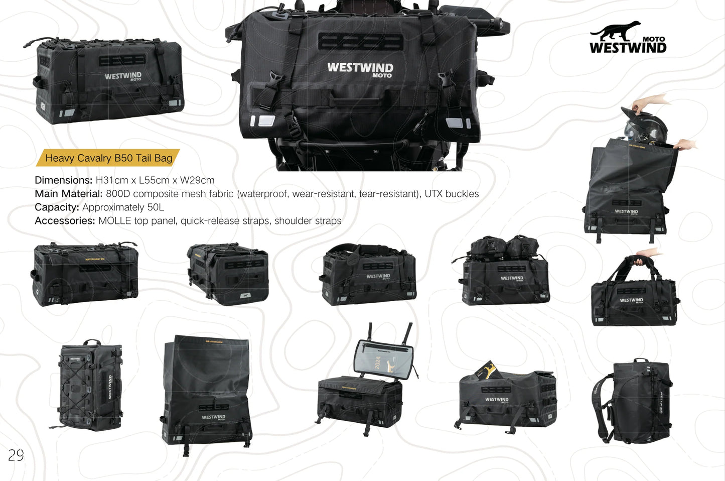 Westwind Moto Heavy Cavalry B50 Duffle