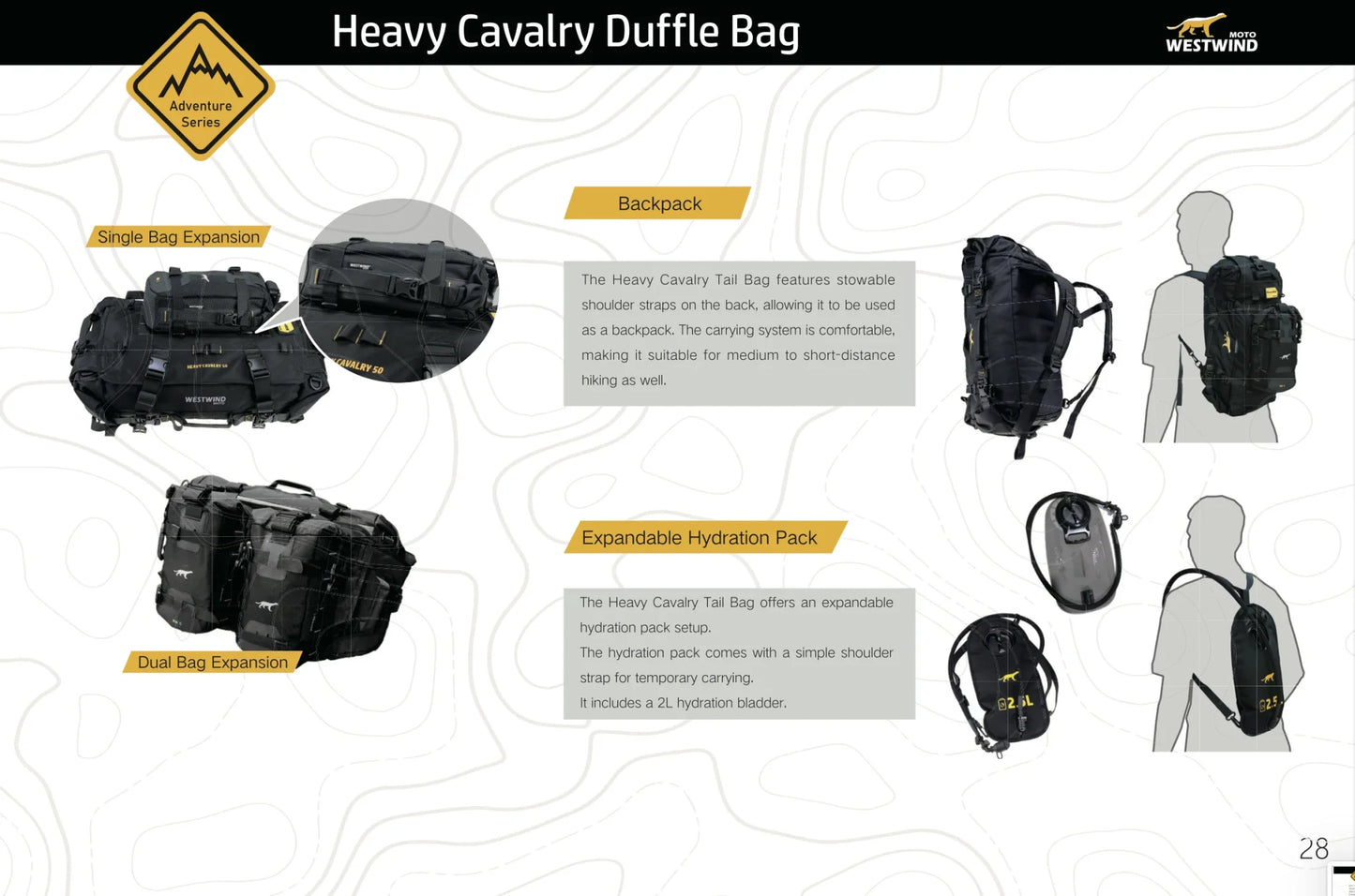Westwind Moto Heavy Cavalry 50 Duffle