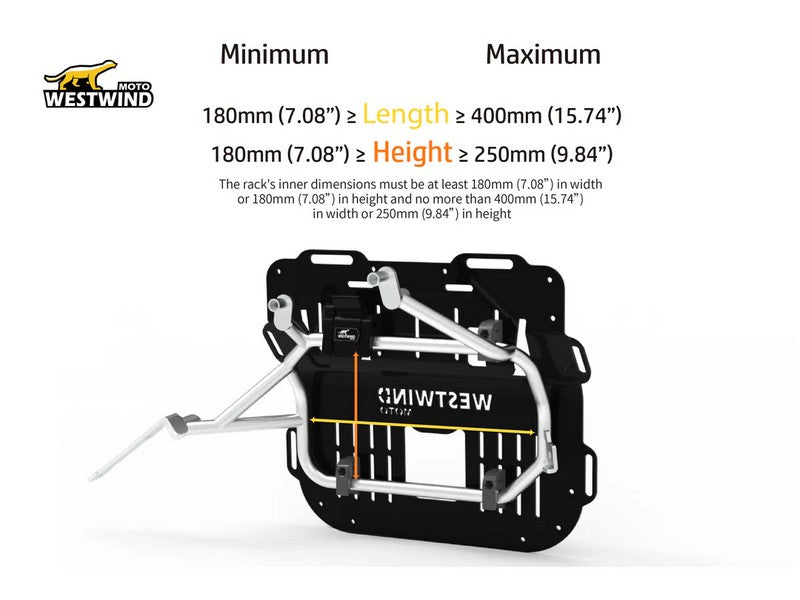 Westwind Moto Hussar 30/35 Pannier Set