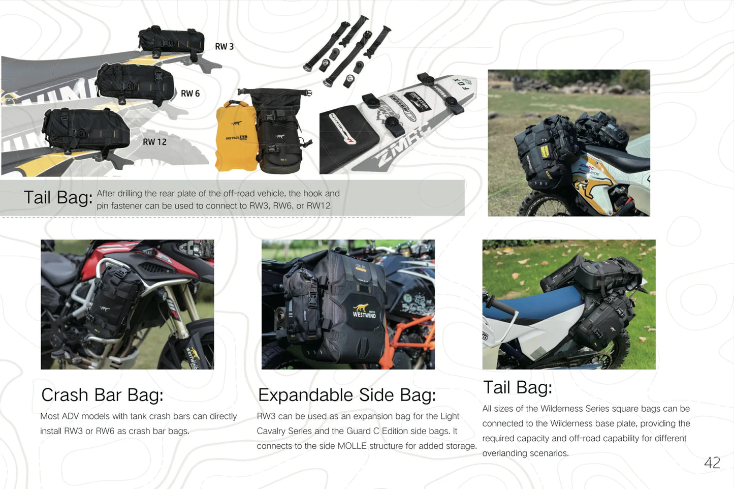 Westwind Moto Ranger Wilds Bags (RW-3, RW-6, RW-12)
